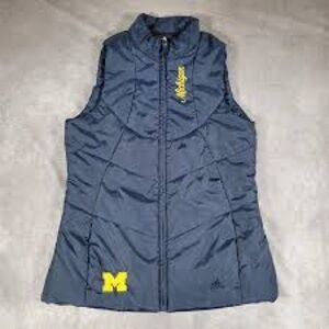 Michigan Navy Blue Puffer Vest